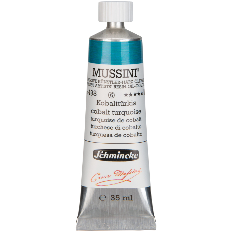 SCHMINCKE ΛΑΔΟΜΠΟΓΙΑ 35 ML MUSSINI ΚΟΒΑΛΤΙΟ ΤΥΡΚΟΥΑΖ - Εικόνα 1