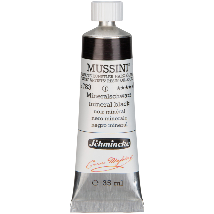 4012380060068 SCHMINCKE ΛΑΔΟΜΠΟΓΙΑ 35 ML MUSSINI MINERAL BLACK - Εικόνα 1