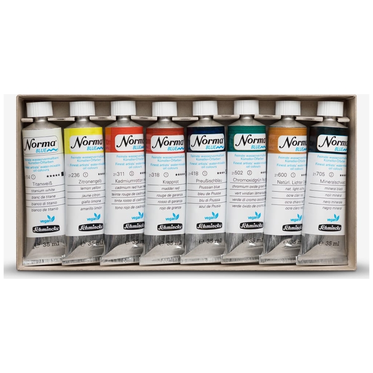 SCHMINCKE ΣΕΤ ΛΑΔΟΜΠΟΓΙΆΣ NORMA, 8 X 35 ML - Εικόνα 2