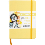 DARWI DFY SKETCHBOOK A6 80L 140G ΑΠΑΛΌ ΚΊΤΡΙΝΟ DF80010150002C