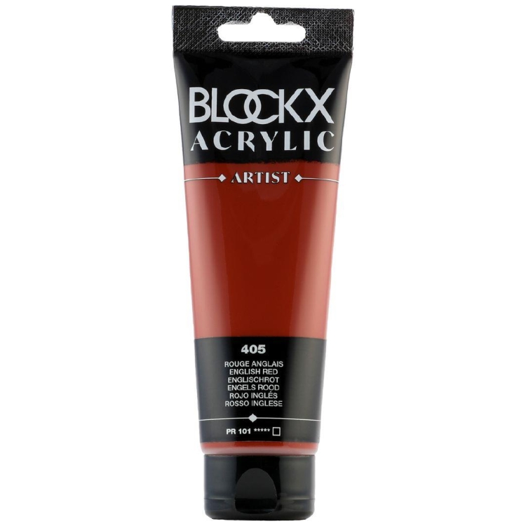 BLOCKX ΑΚΡΥΛΙΚΟ ΧΡΩΜΑ ΑΓΓΛΙΚΟ ΚΟΚΚΙΝΟ 120ML 60405BXC - Εικόνα 1