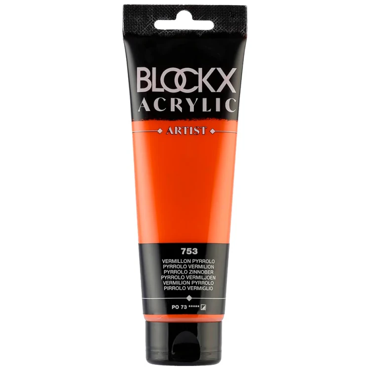 982220 BLOCKX ΑΚΡΥΛΙΚΟ ΧΡΩΜΑ VERMILION PYRROLO 120ML 60753BXC - Εικόνα 1
